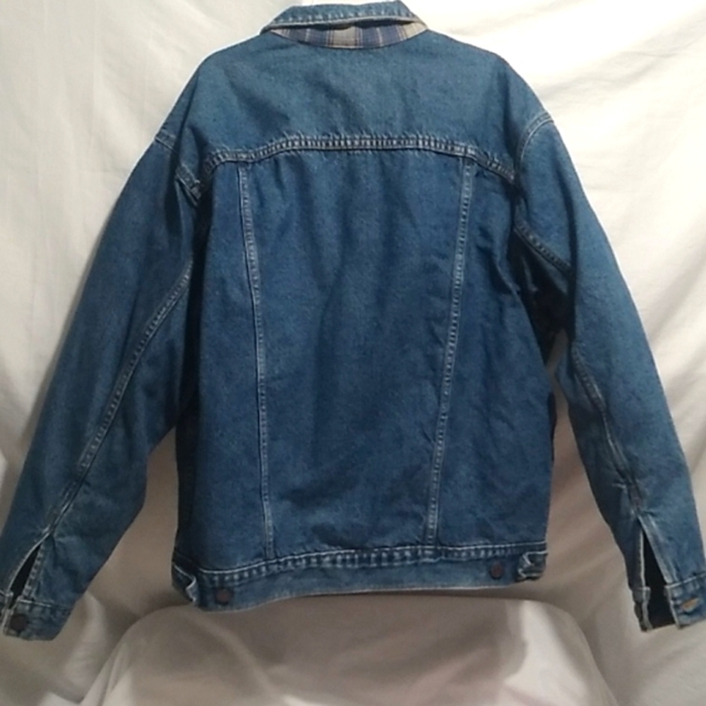 SALE! Levi's Strauss & Co. Denim Vintage Trucker Jacket W Blanket Lining Sz.M - Picture 5 of 13
